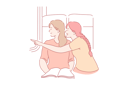 پیش‌نمایش فایل mother-and-child-enjoying-window-view-10063444 از پک سرگرمی