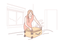پیش‌نمایش فایل woman-packing-suitcase-10063437 از پک سرگرمی