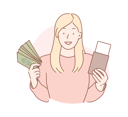 پیش‌نمایش فایل young-woman-bought-flight-ticket-10063429 از پک سرگرمی
