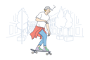پیش‌نمایش فایل boy-riding-skateboard-listening-music-and-performing-tricks-10063459 از پک سرگرمی‌ها و سفر
