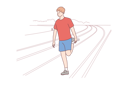 پیش‌نمایش فایل jogger-is-jogging-in-park-10063576 از پک ورزش و تناسب اندام