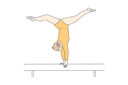 پیش‌نمایش فایل girl-gymnast-hand-standing-10063586 از پک فعالیت ورزشی