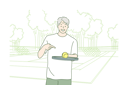 پیش‌نمایش فایل old-man-playing-tennis-10063608 از پک فعالیت ورزشی