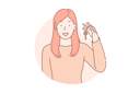پیش‌نمایش فایل young-smiling-woman-buys-house-and-shows-key-10704342 از پک خرید