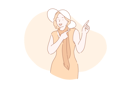 پیش‌نمایش فایل young-woman-points-away-with-both-fore-fingers-10704340 از پک خرید