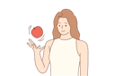 پیش‌نمایش فایل woman-holding-apple-10704060 از پک غذا