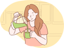 پیش‌نمایش فایل woman-making-healthy-juice-10704082 از پک غذا