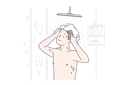 پیش‌نمایش فایل boy-is-taking-shower-10693767 از پک کودکان