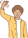 پیش‌نمایش فایل boy-is-waving-hand-10693751 از پک کودکان