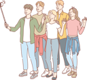 پیش‌نمایش فایل friends-are-clicking-pictures-10693735 از پک کودکان