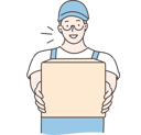 پیش‌نمایش فایل boy-is-handing-over-parcel-10694415 از پک تحویل