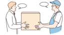 پیش‌نمایش فایل client-is-taking-delivery-box-10694422 از پک تحویل