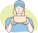 پیش‌نمایش فایل delivery-girl-is-delivering-orders-10694413 از پک تحویل