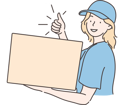 پیش‌نمایش فایل delivery-girl-is-happy-10694421 از پک تحویل