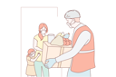 پیش‌نمایش فایل man-is-delivering-grocery-to-customers-10694404 از پک تحویل