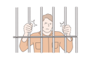 پیش‌نمایش فایل man-is-prisoned-behind-bars-10695272 از پک فعالیت استرس زا