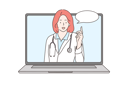 پیش‌نمایش فایل doctor-is-giving-online-advice-10695453 از پک پزشکی