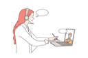 پیش‌نمایش فایل doctor-is-giving-online-consultation-10695449 از پک پزشکی