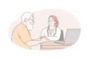 پیش‌نمایش فایل doctor-is-listening-to-patients-disease-10695454 از پک پزشکی