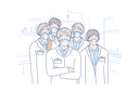پیش‌نمایش فایل group-of-doctors-10695461 از پک پزشکی