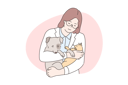 پیش‌نمایش فایل veterinary-doctor-is-taking-care-of-animals-10695463 از پک پزشکی