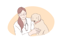 پیش‌نمایش فایل veterinary-doctor-takes-care-of-pet-animal-10695455 از پک پزشکی