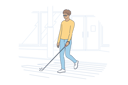 پیش‌نمایش فایل blind-man-is-crossing-road-10695508 از پک پزشکی