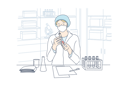 پیش‌نمایش فایل scientist-is-researching-on-chemicals-10695515 از پک پزشکی