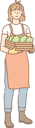 پیش‌نمایش فایل girl-is-carrying-vegetable-basket-10704811 از پک کارگران