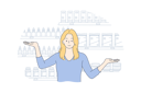 پیش‌نمایش فایل girl-is-standing-at-pharmacy-store-10704825 از پک کارگران