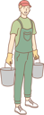 پیش‌نمایش فایل man-is-holding-water-buckets-10704810 از پک کارگران