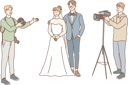 پیش‌نمایش فایل newly-wed-couple-is-doing-photo-shoot-10704797 از پک کارگران