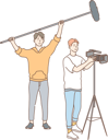 پیش‌نمایش فایل photographers-team-is-taking-photos-10704802 از پک کارگران