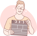 پیش‌نمایش فایل actor-is-holding-clapperboard-10704709 از پک کارگران