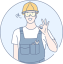 پیش‌نمایش فایل construction-worker-10704698 از پک کارگران