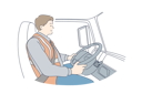 پیش‌نمایش فایل delivery-truck-driver-is-transporting-couriers-10704692 از پک کارگران