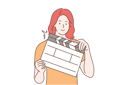 پیش‌نمایش فایل producer-is-holding-clapperboard-10704716 از پک کارگران