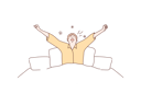 پیش‌نمایش فایل boy-awakes-happily-in-morning-10704493 از پک فعالیت افراد