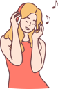 پیش‌نمایش فایل girl-is-listening-music-from-headphones-10704484 از پک فعالیت افراد