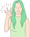 پیش‌نمایش فایل girl-is-feeling-fantastic-10702095 از پک احساسات