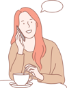 پیش‌نمایش فایل girl-is-talking-on-phone-10702078 از پک احساسات