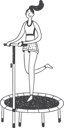 پیش‌نمایش فایل girl-is-jumping-trampoline-10703207 از پک ترامپولین‌ها