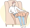 پیش‌نمایش فایل boy-is-relaxing-with-his-pet-dog-10976587 از پک عشق و رابطه