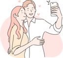پیش‌نمایش فایل couple-is-clicking-photo-10976601 از پک عشق و رابطه