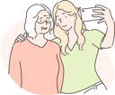 پیش‌نمایش فایل daughter-is-creating-memory-with-her-grandmother-10976606 از پک عشق و رابطه