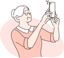 پیش‌نمایش فایل elder-woman-takes-her-selfie-10976598 از پک عشق و رابطه