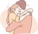 پیش‌نمایش فایل girl-hugs-her-lover-tightly-10976594 از پک عشق و رابطه