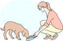 پیش‌نمایش فایل girl-is-feeding-her-dog-10976583 از پک عشق و رابطه