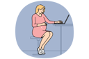 پیش‌نمایش فایل pregnant-lady-working-on-laptop-11033680 از پک فعالیت افراد
