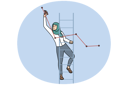 پیش‌نمایش فایل woman-worker-paint-develop-financial-report-while-showing-progress-11033704 از پک فعالیت افراد
